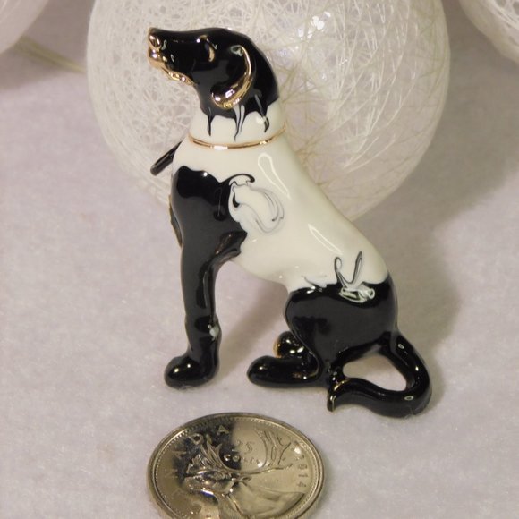 DOG Brooch Enamel - Picture 6 of 9